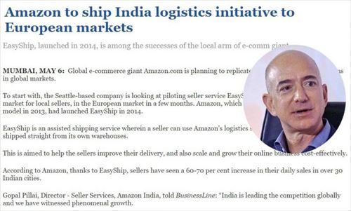 Amazon、欧州とインドを結ぶ物流システムを強化