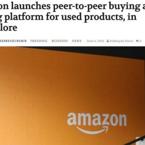 Amazon個人間取引(Peer to Peer)の衝撃度