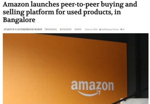 Amazon個人間取引(Peer to Peer)の衝撃度