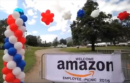 Amazon米国 従業員のピクニックの様子
