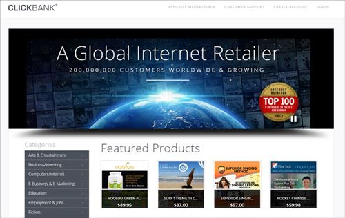 「clickbank」は世界最大の情報商材系ASP。Amazonのライバルとなり得るか？